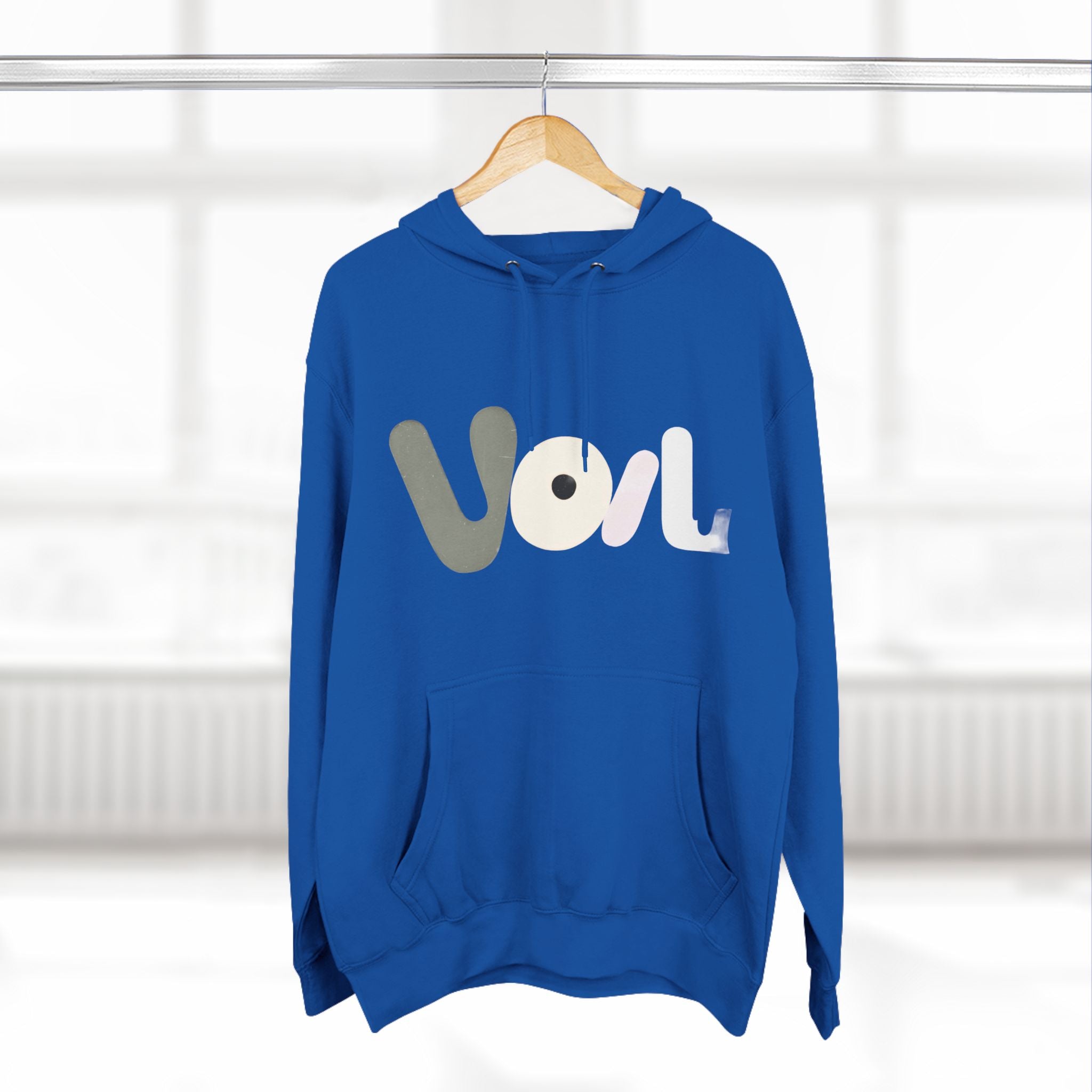 Voila Three-Panel  Hoodie