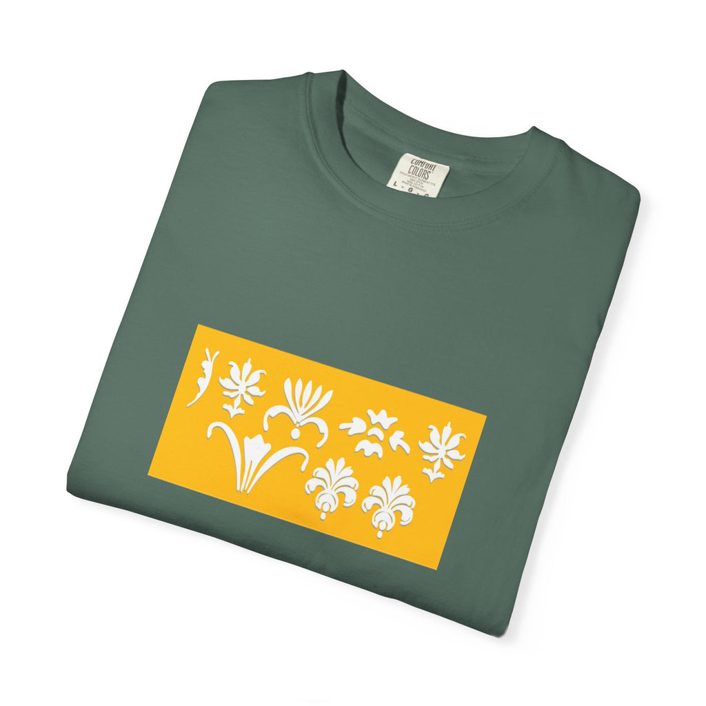 Vibrant Floral Print T-Shirt,Everyday Style