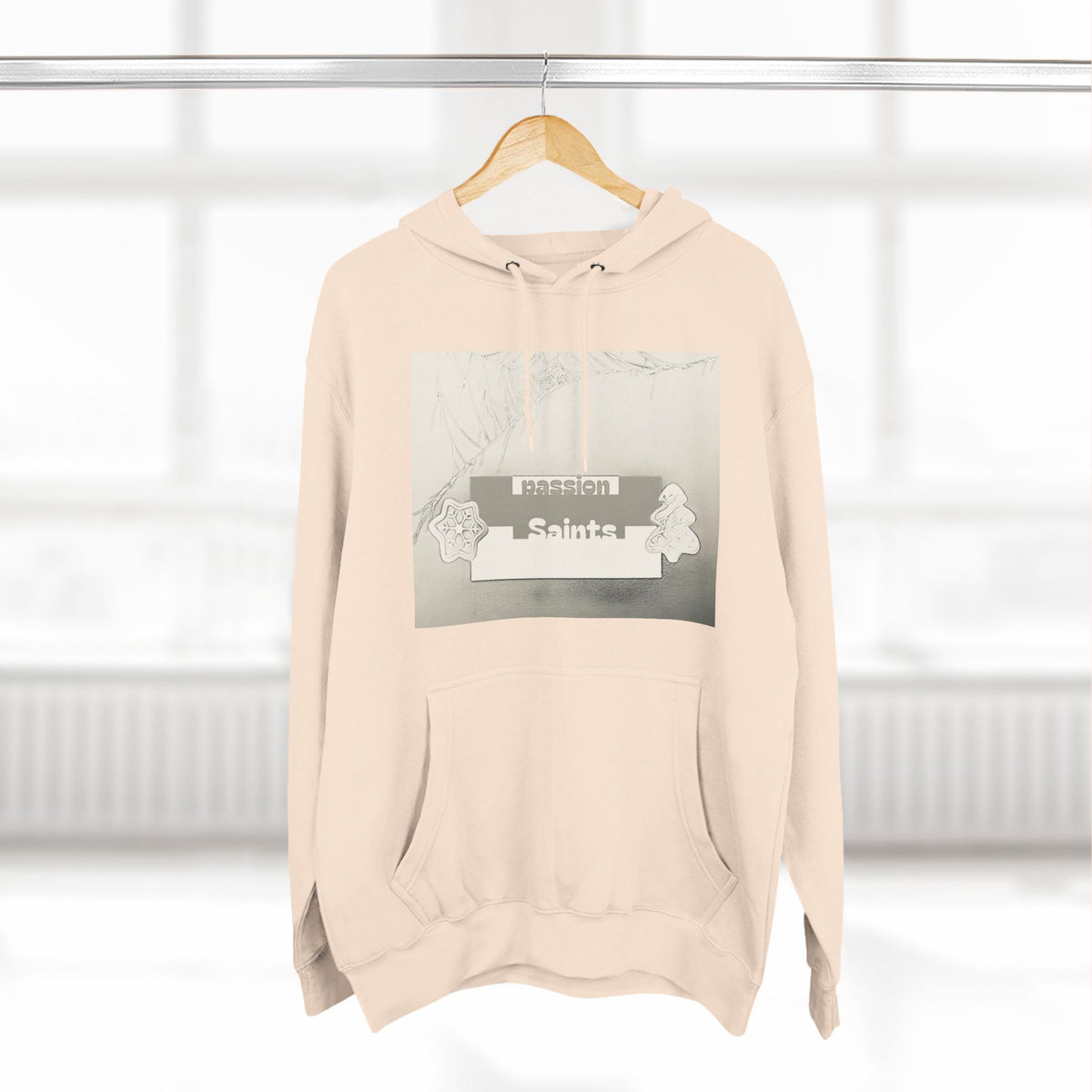 Passion saint Hoodie ( faded) Printify
