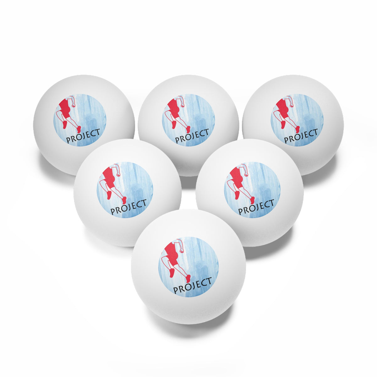 Ping Pong Balls, 6 pcs