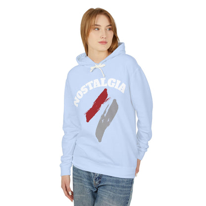 Nostalgia Hoodie: Unisex Lightweight Sweatshirt for Cool Days, Casual Wear, Gift for Friends, Retro Aesthetic, Perfect for Spring Printify
