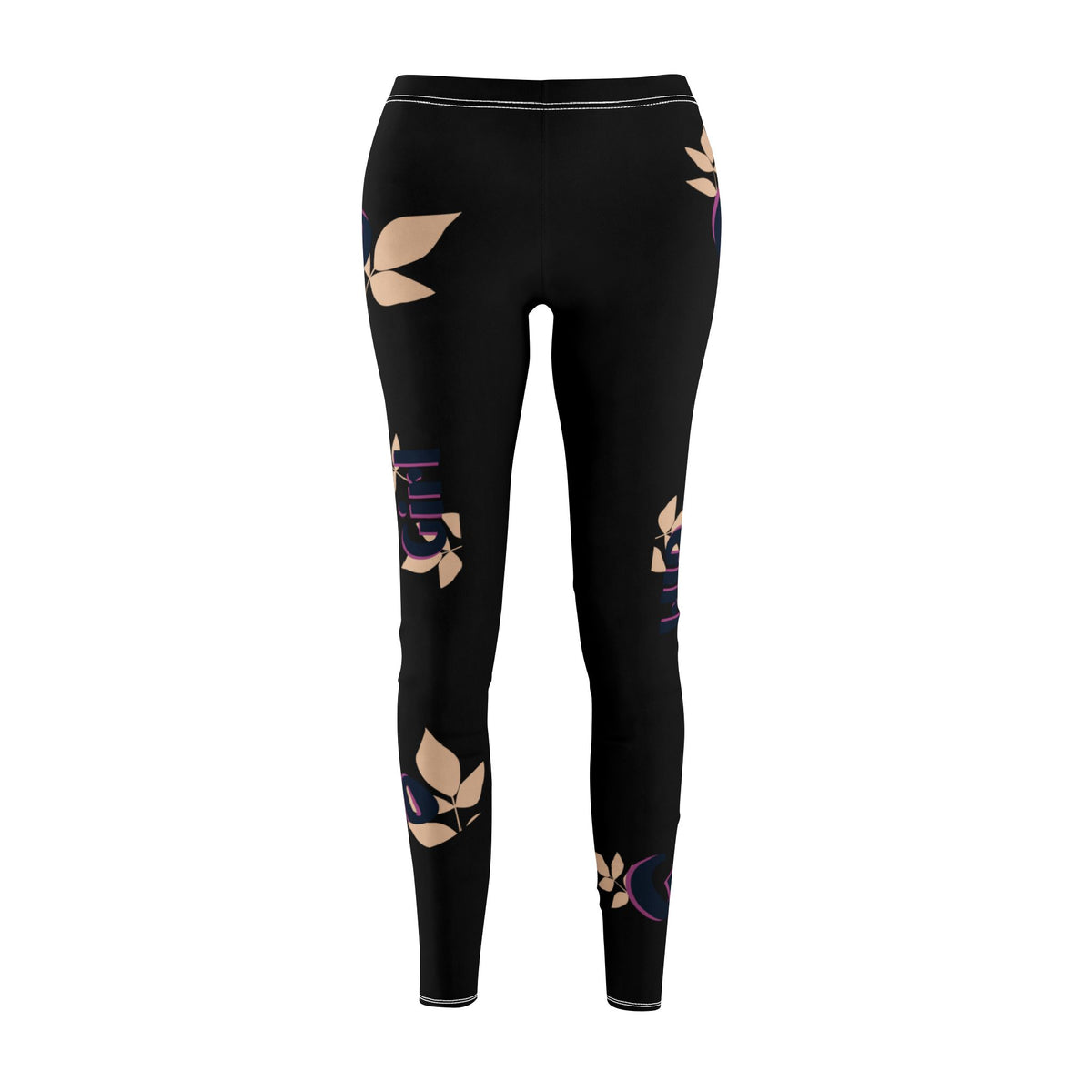Leggings - 'Go Girl Go' Motivational Design