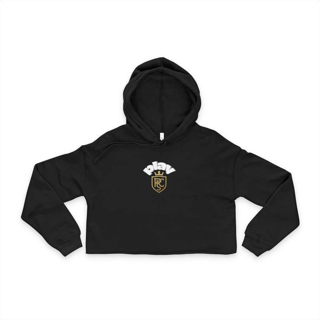 Stylish Cropped Hoodie for Women, Playful Athletic Wear, Casual Street Style, Gifts for Her, Trendy Apparel Printify