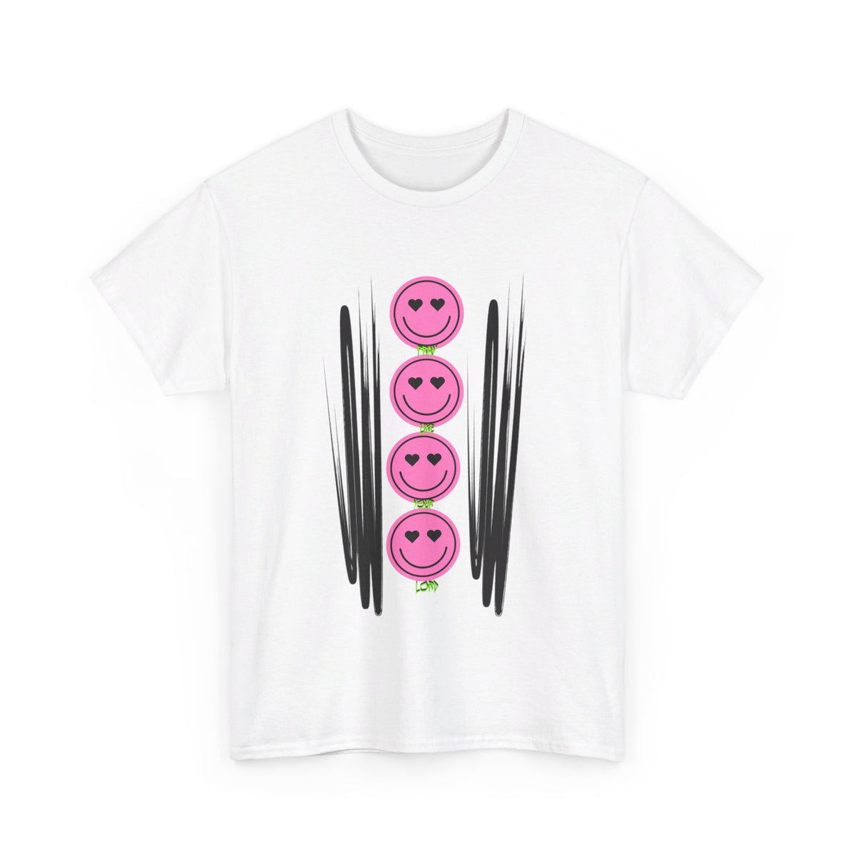 RCNSONS Unisex Heavy Cotton Smileys Tee