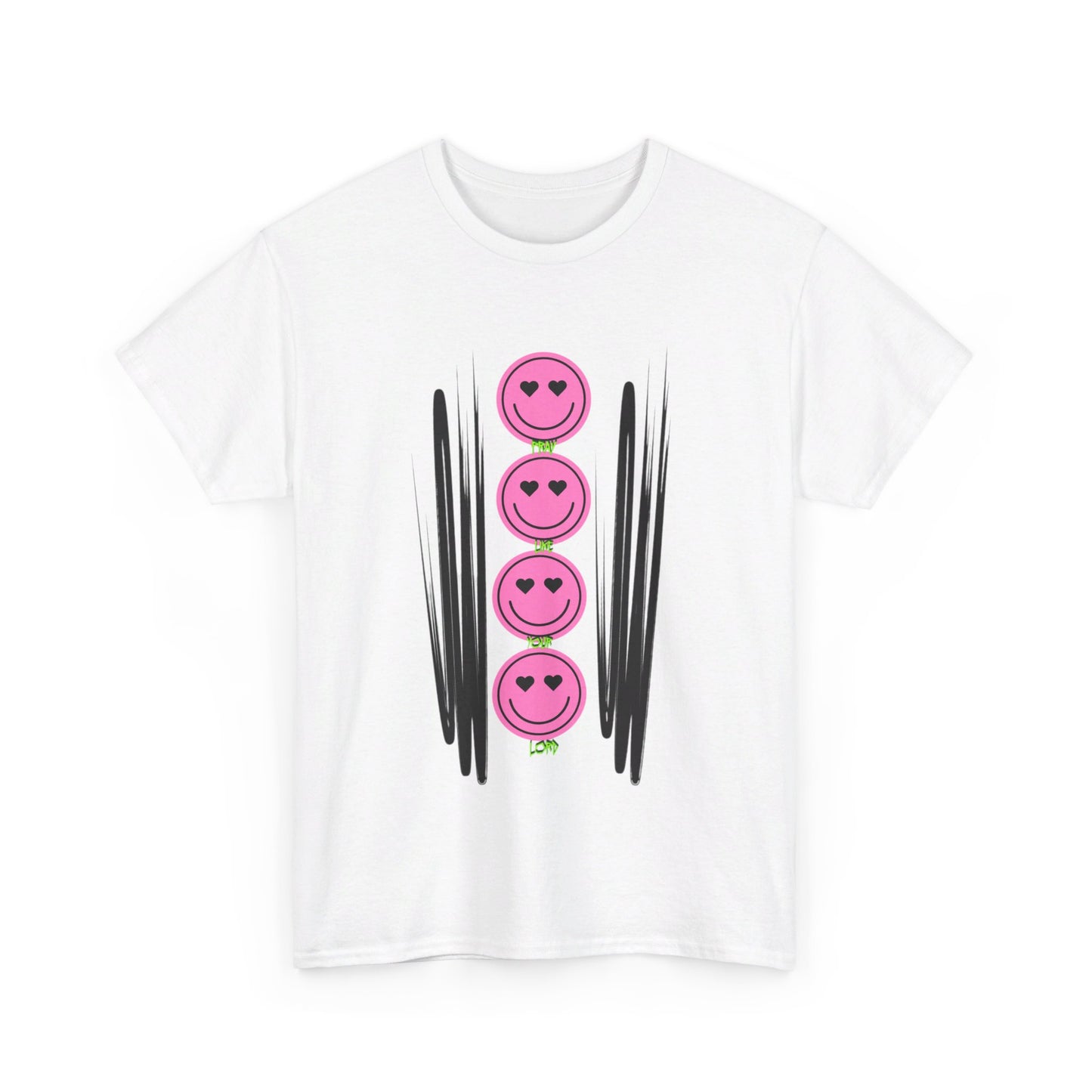 RCNSONS Unisex Heavy Cotton Smileys Tee