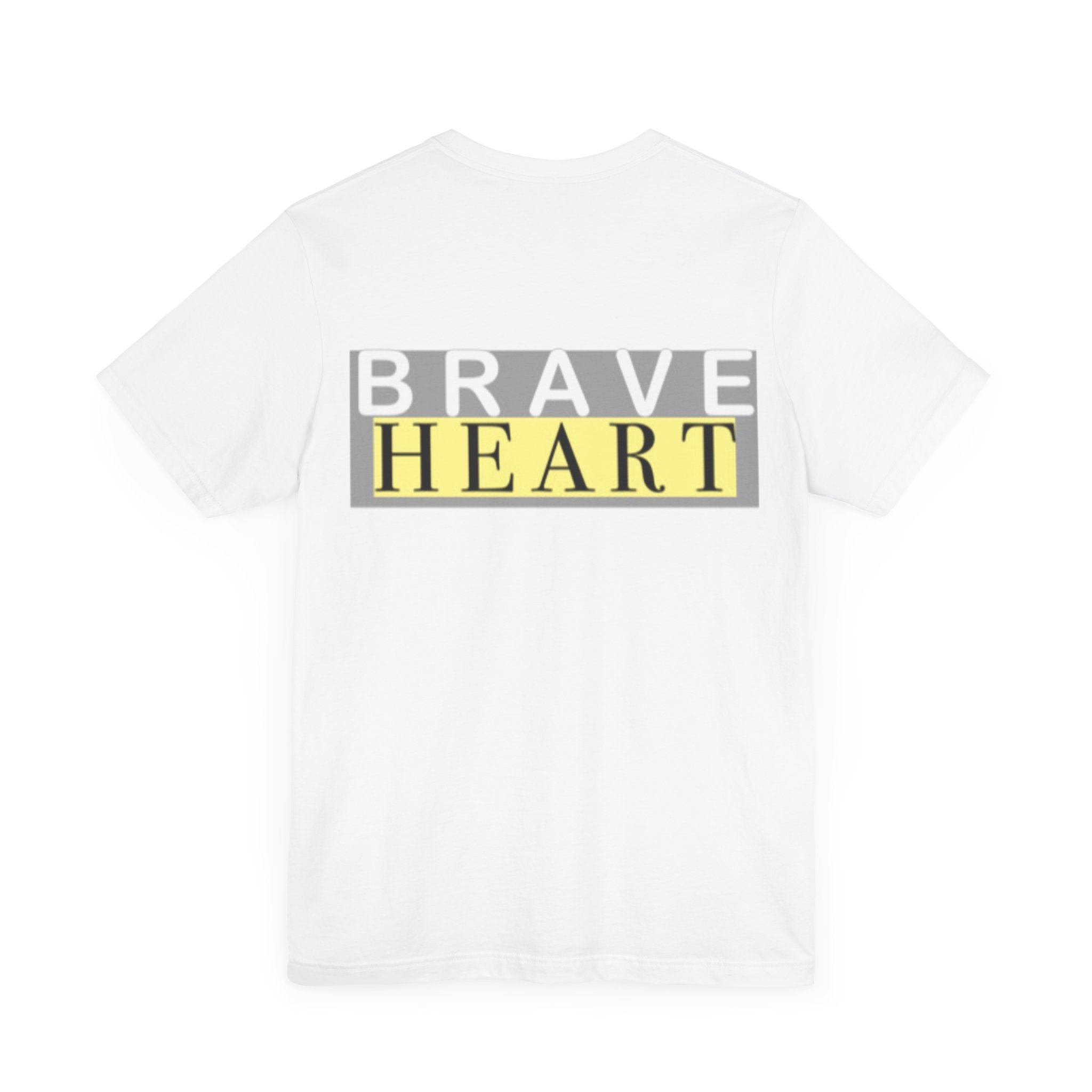 Brave Heart Unisex Tee, Inspirational T-Shirt, Gift for Champions, Casual Wear, Motivational Apparel