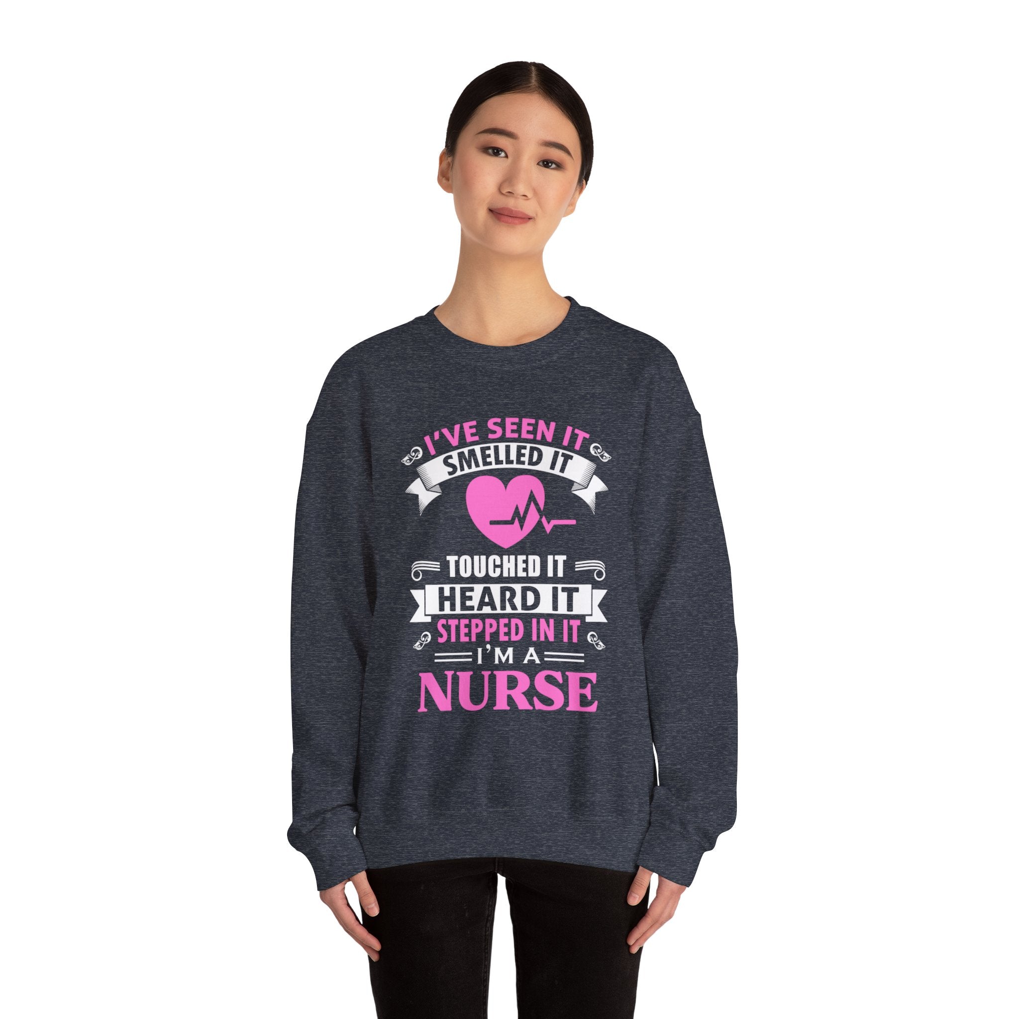 J’ai vu ça sentait ça touchait ce sweat-shirt unisexe 