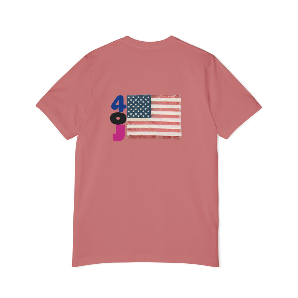 USA Flag Short-Sleeve T-Shirt, Patriotic Tee for Independence Day, Casual Wear, Gift for Veterans, Summer Style Printify