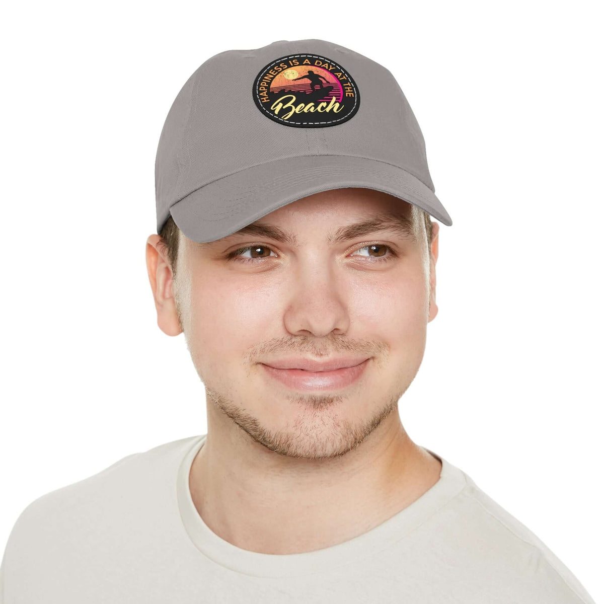 Dad Hat with Leather Patch (Round) - RC’nSONS