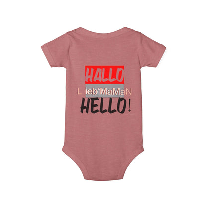 Hello Baby Bodysuit - Cute Multilingual Infant Jersey One Piece