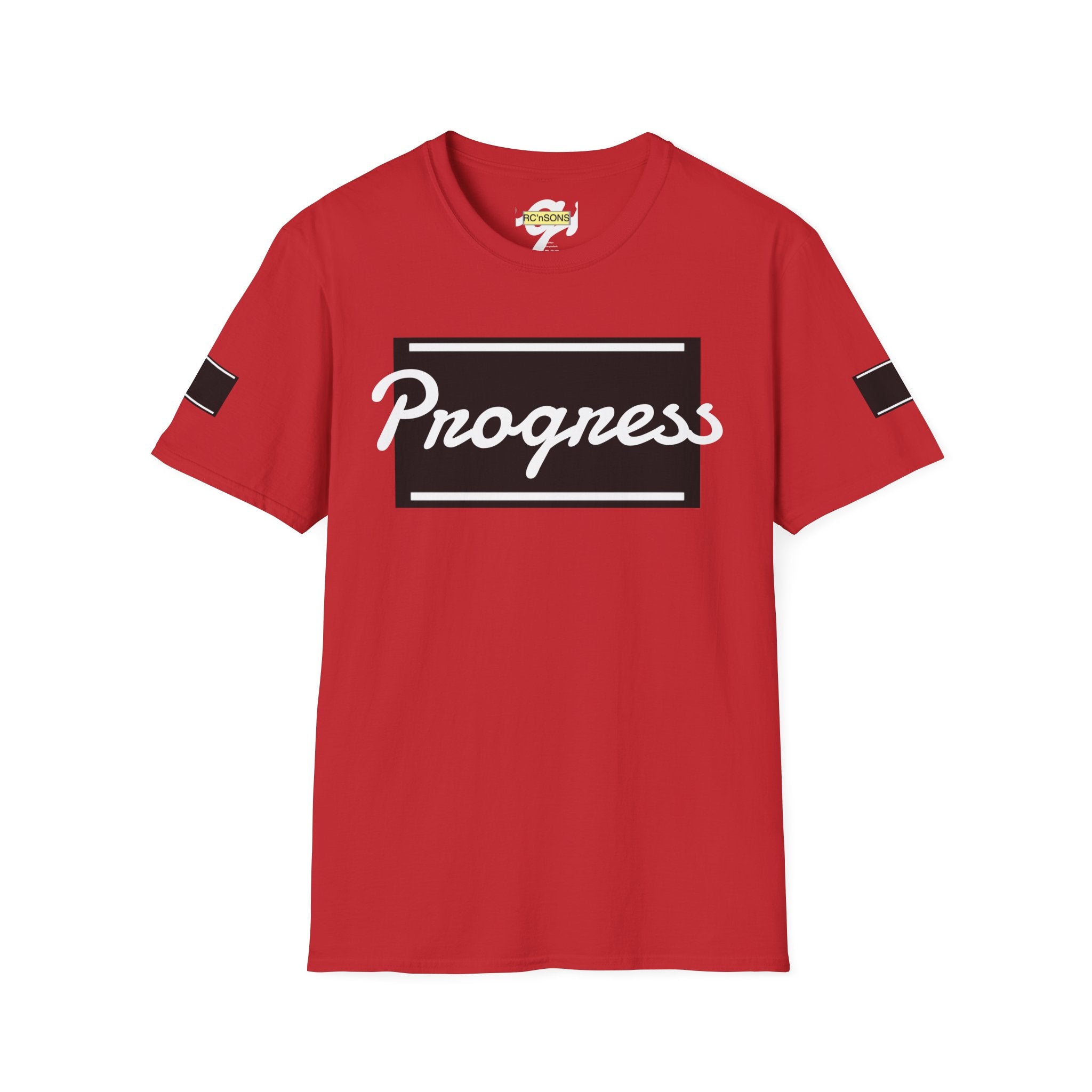 Motivational Unisex Softstyle T-Shirt | Progress Tee, Gift for Teens, Casual Wear, Workout Shirt, Inspirational Apparel Printify