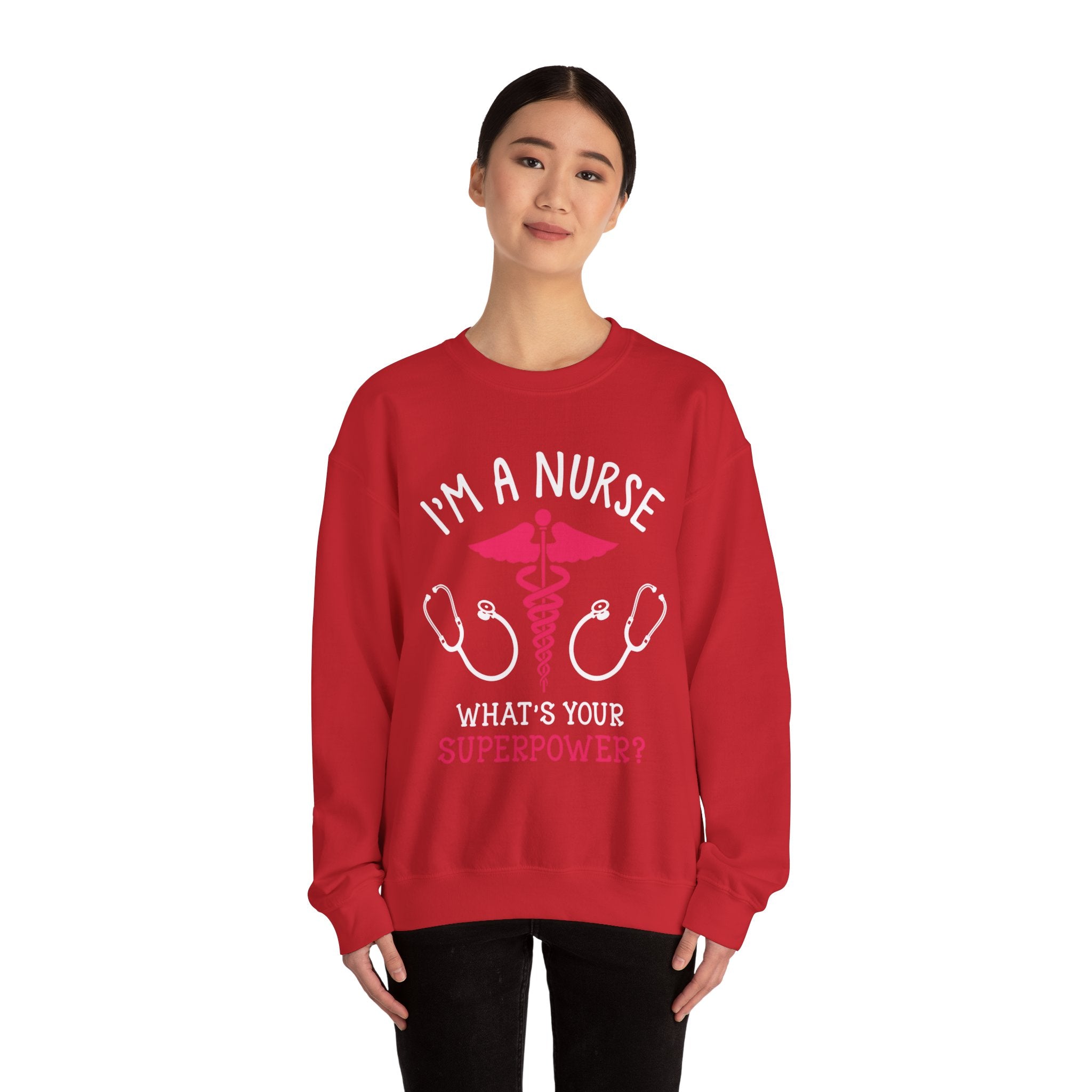 Je suis un sweat-shirt unisexe infirmière 