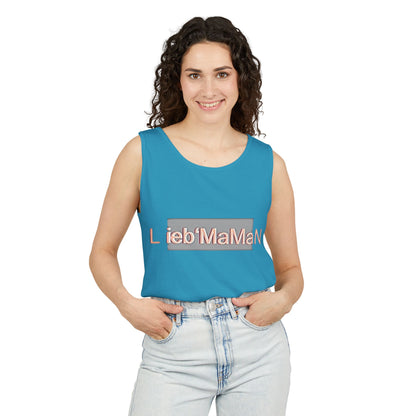 Lieb'MaMan Unisex Garment-Dyed Tank Top - Stylish and Comfortable Summer Wear