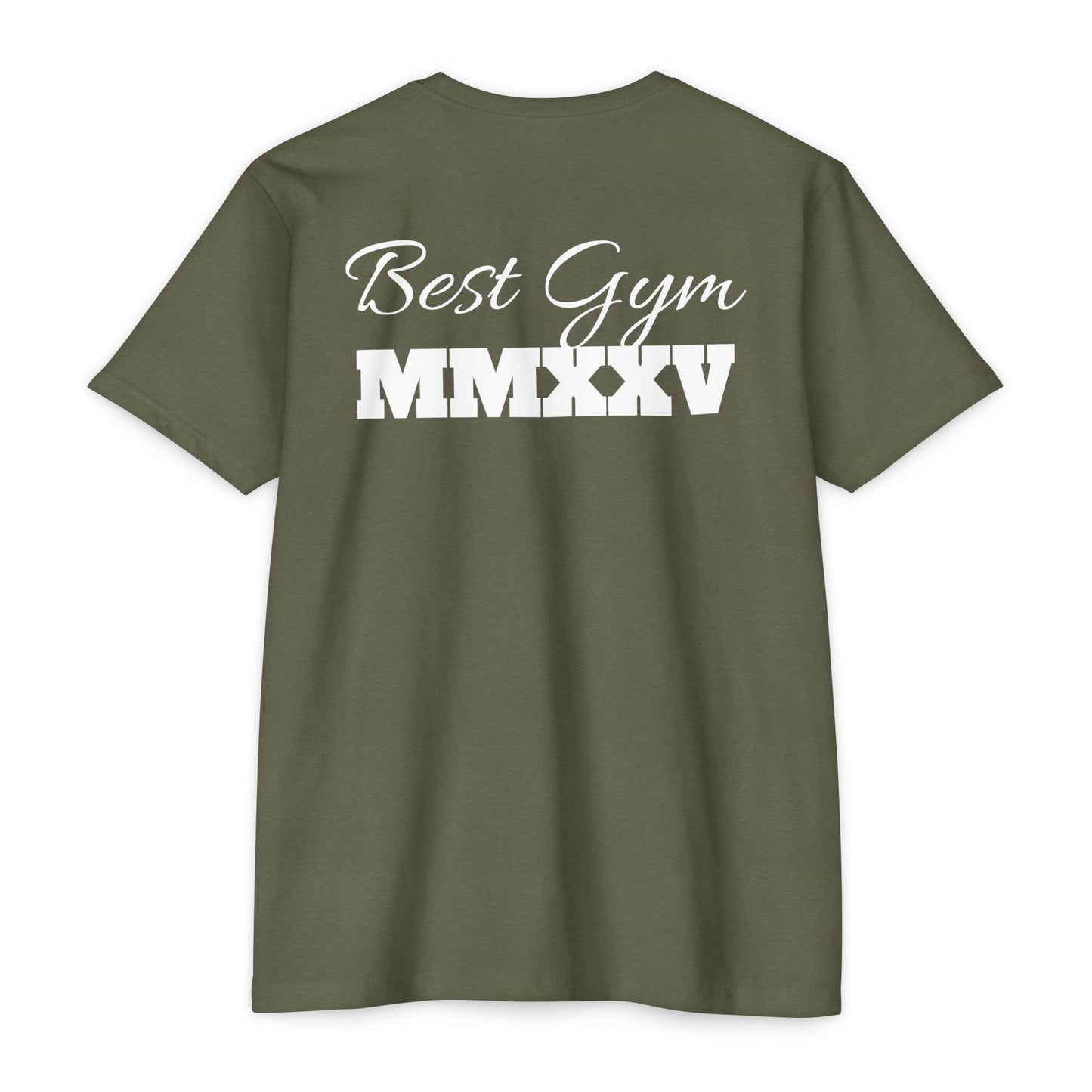 Best Gym Unisex CVC Jersey T-Shirt - Comfortable Fitness Apparel