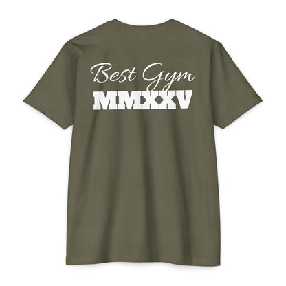 Best Gym Unisex CVC Jersey T-Shirt - Comfortable Fitness Apparel