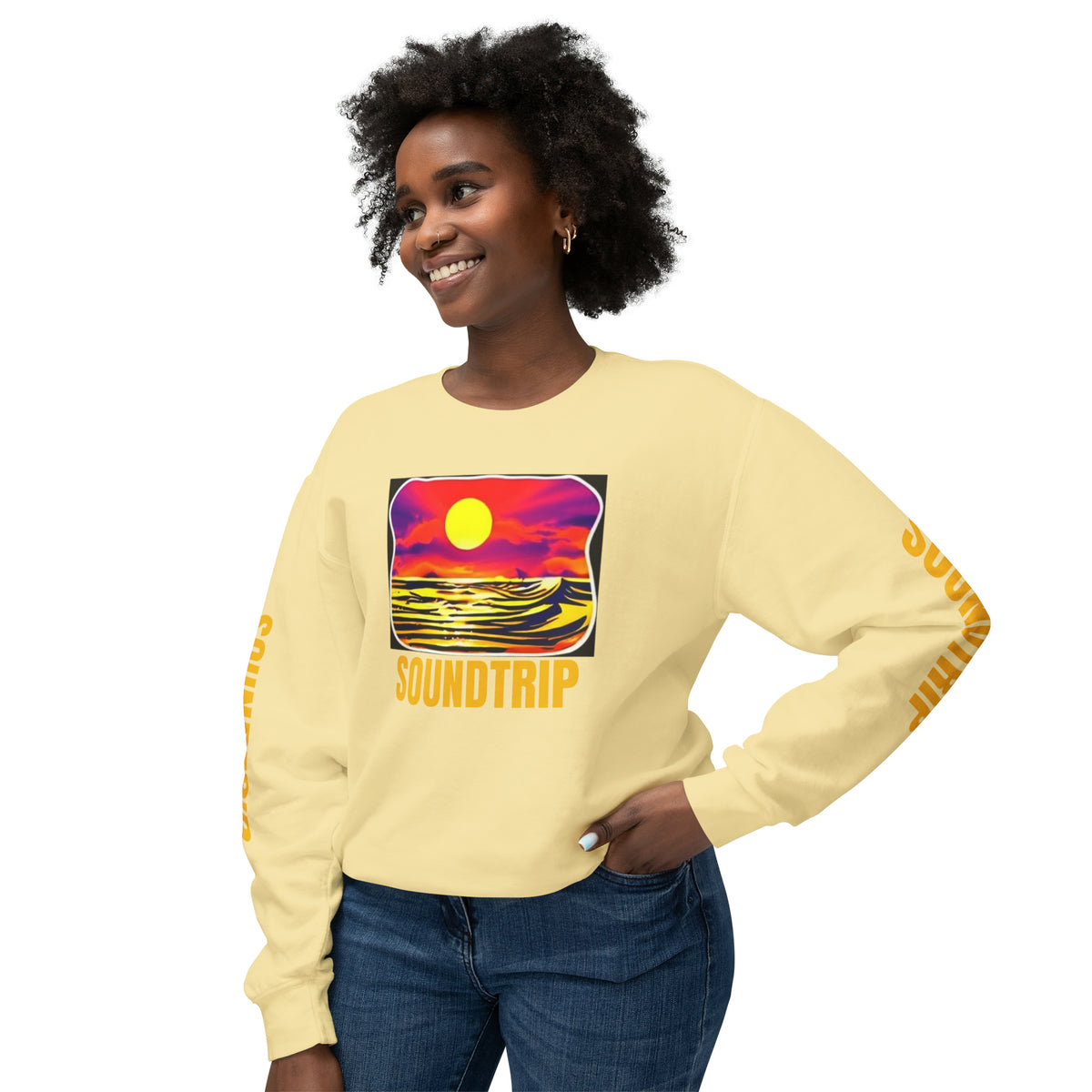 Unisex Lightweight Crewneck Sweatshirt