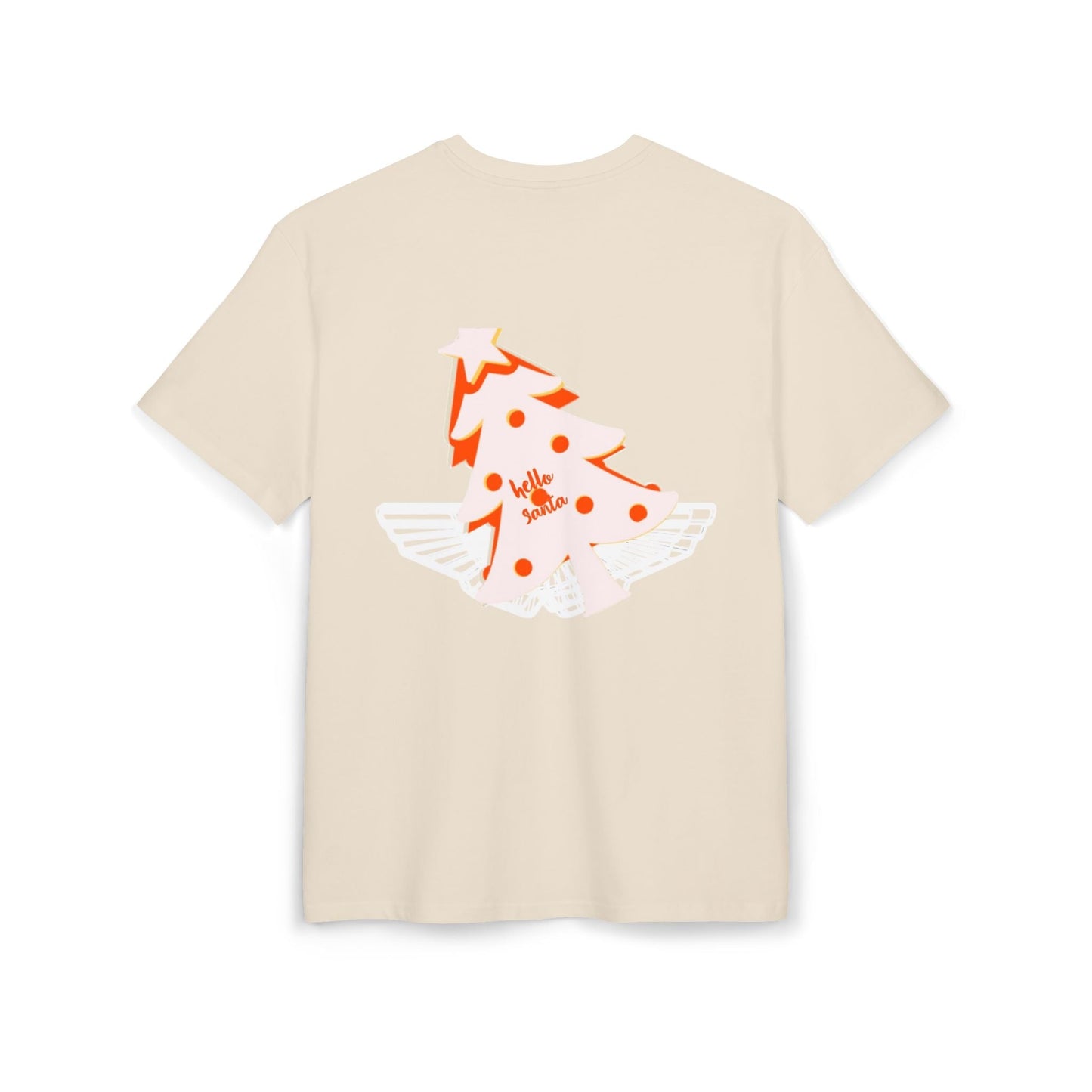 Christmas Oversize Tee - hello Santa Printify