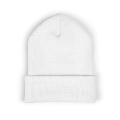 Stylish Icon Embroidered Cuffed Beanie for Trendy Winters
