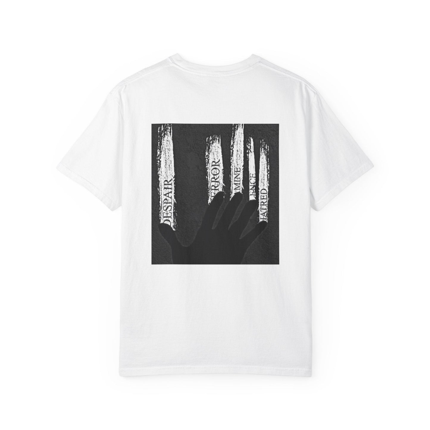 Garment-Dyed T-shirt, Unisex Black Graphic Tee, Motivational Shirt, Casual Streetwear, Perfect Gift for Friends Printify