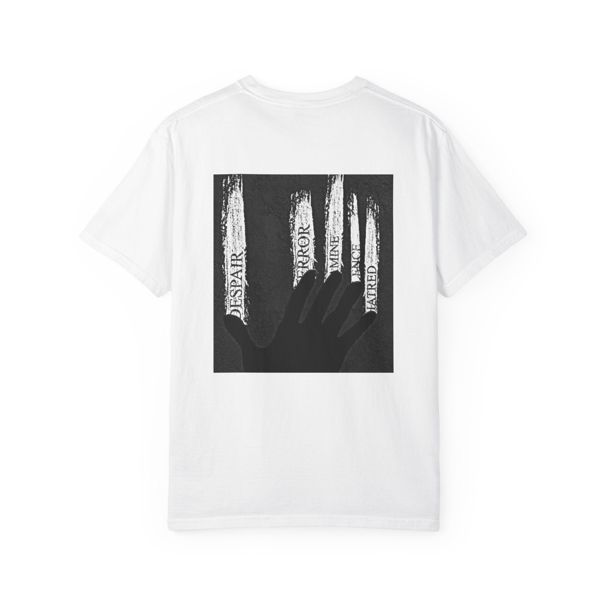 Garment-Dyed T-shirt, Unisex Black Graphic Tee, Motivational Shirt, Casual Streetwear, Perfect Gift for Friends Printify