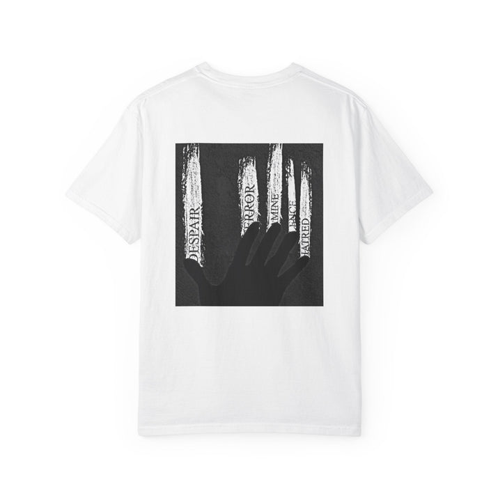 Garment-Dyed T-shirt, Unisex Black Graphic Tee, Motivational Shirt, Casual Streetwear, Perfect Gift for Friends Printify