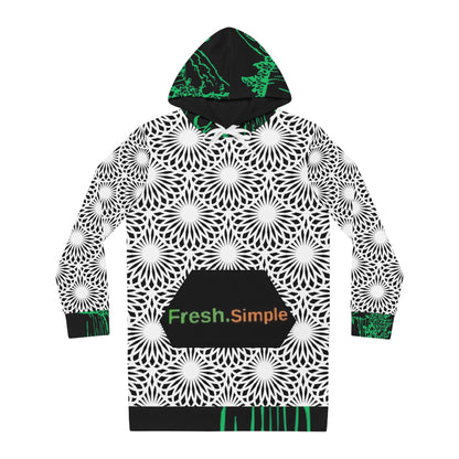 Women's Fresh Simple 'Side Flirt' Hoodie Dress (AOP)