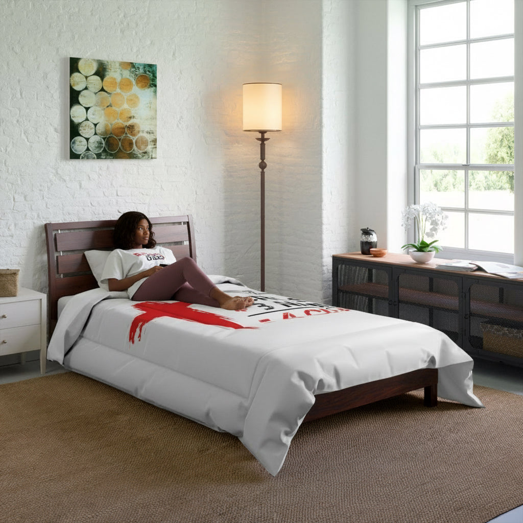 1Cross 3Nails Comforter Printify