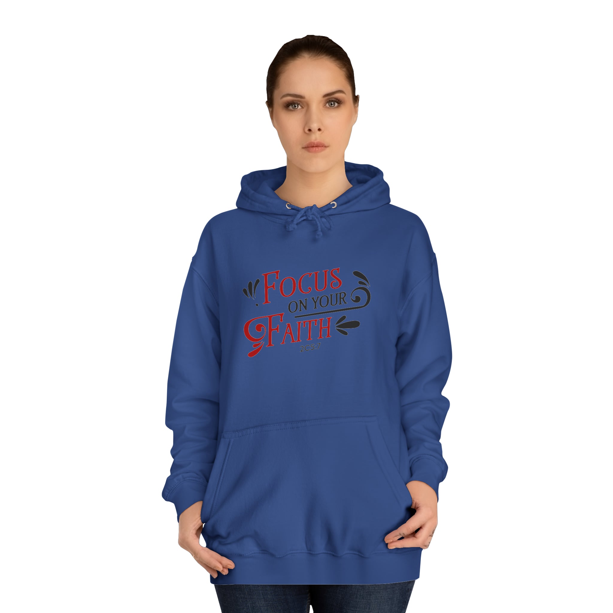 Concentrez-vous sur votre sweat à capuche unisexe foi 
