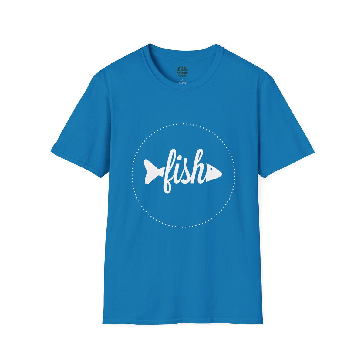 Casual Fish Graphic Tee - Perfect for Nature Lovers