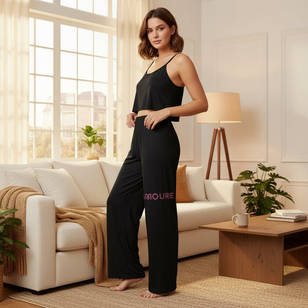 Amourös cozy Pajama Pants Printify