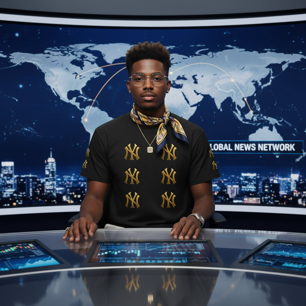 Gold Logo Unisex Heavy Cotton Tee Printify