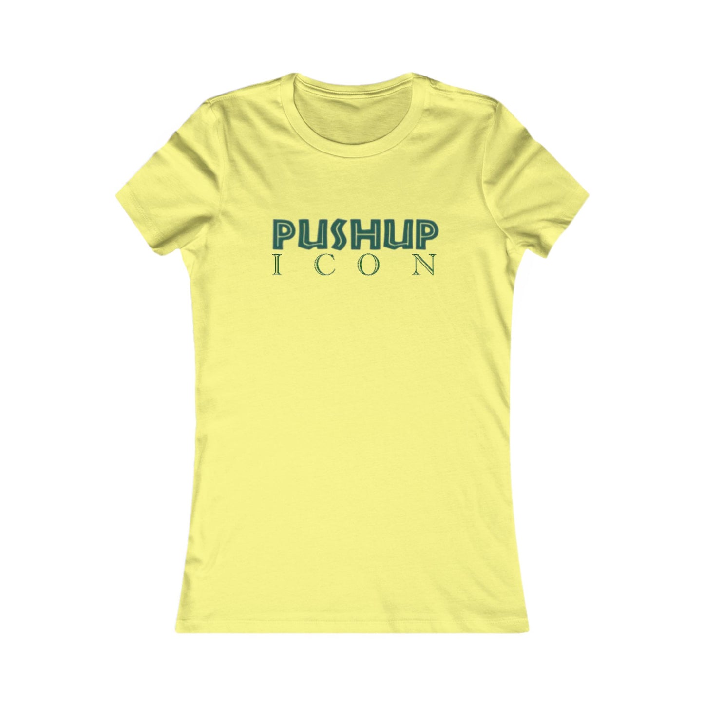 Motivational Women's Tee - Pushup Icon Fitness Shirt