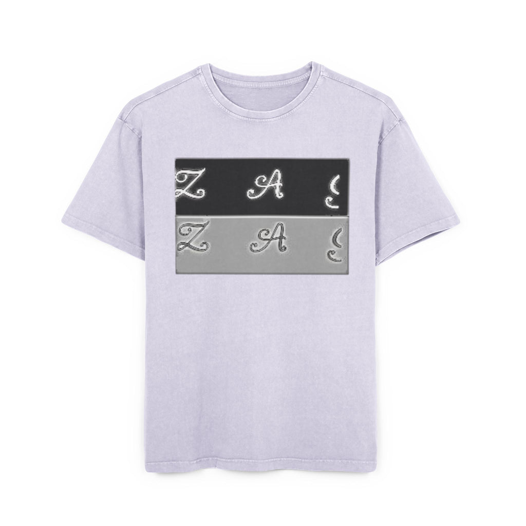 Oversize Tee - Zagzag Acid Washed Design