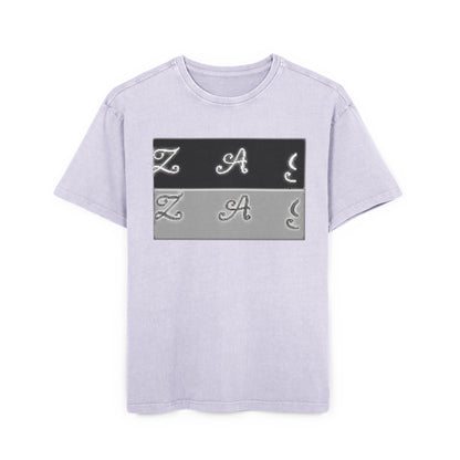 Oversize Tee - Zagzag Acid Washed Design