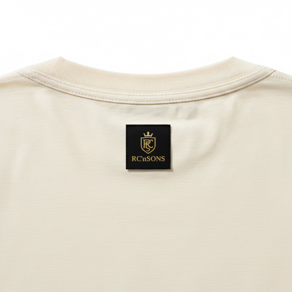 Boxy Men's Tee — Minimal Chest Logo Casual Shirt