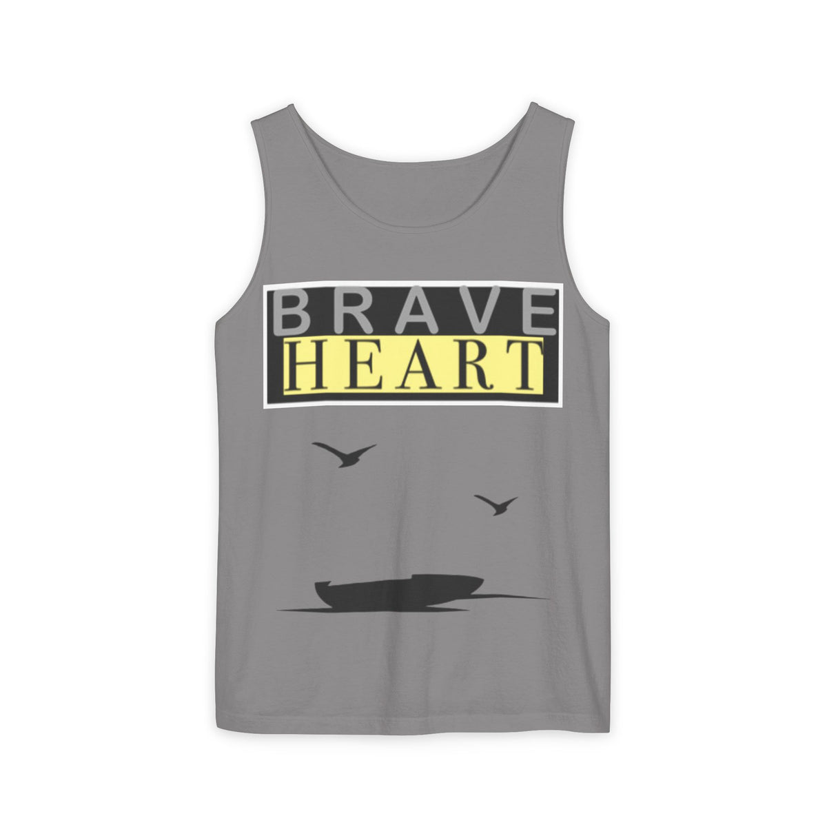 Brave Heart Tank Top | Unisex Garment-Dyed Tee