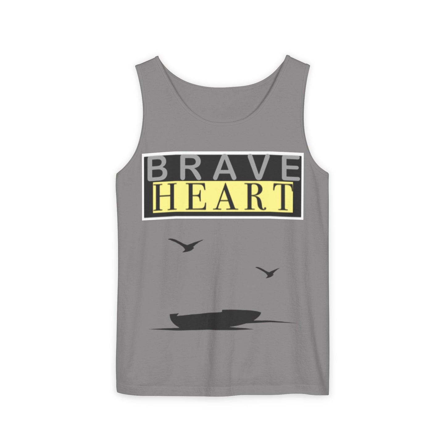 Brave Heart Tank Top | Unisex Garment-Dyed Tee