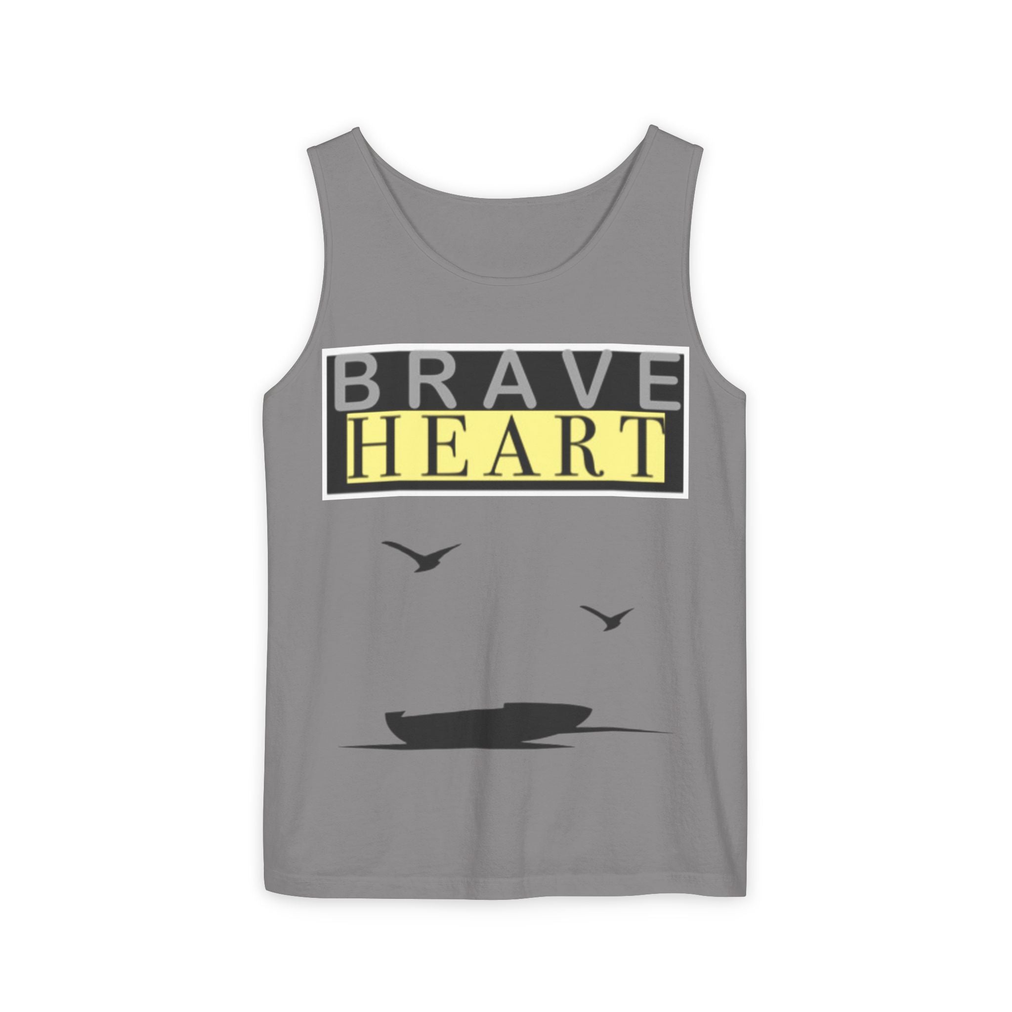 Brave Heart Tank Top | Unisex Garment-Dyed Tee