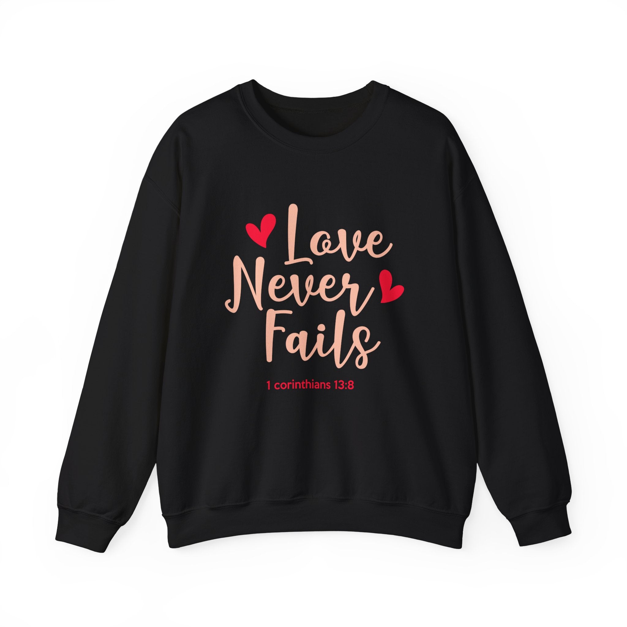 L’amour n’échoue jamais Sweatshirt unisexe 