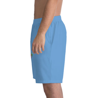 Men's Elastic Beach Shorts (AOP)
