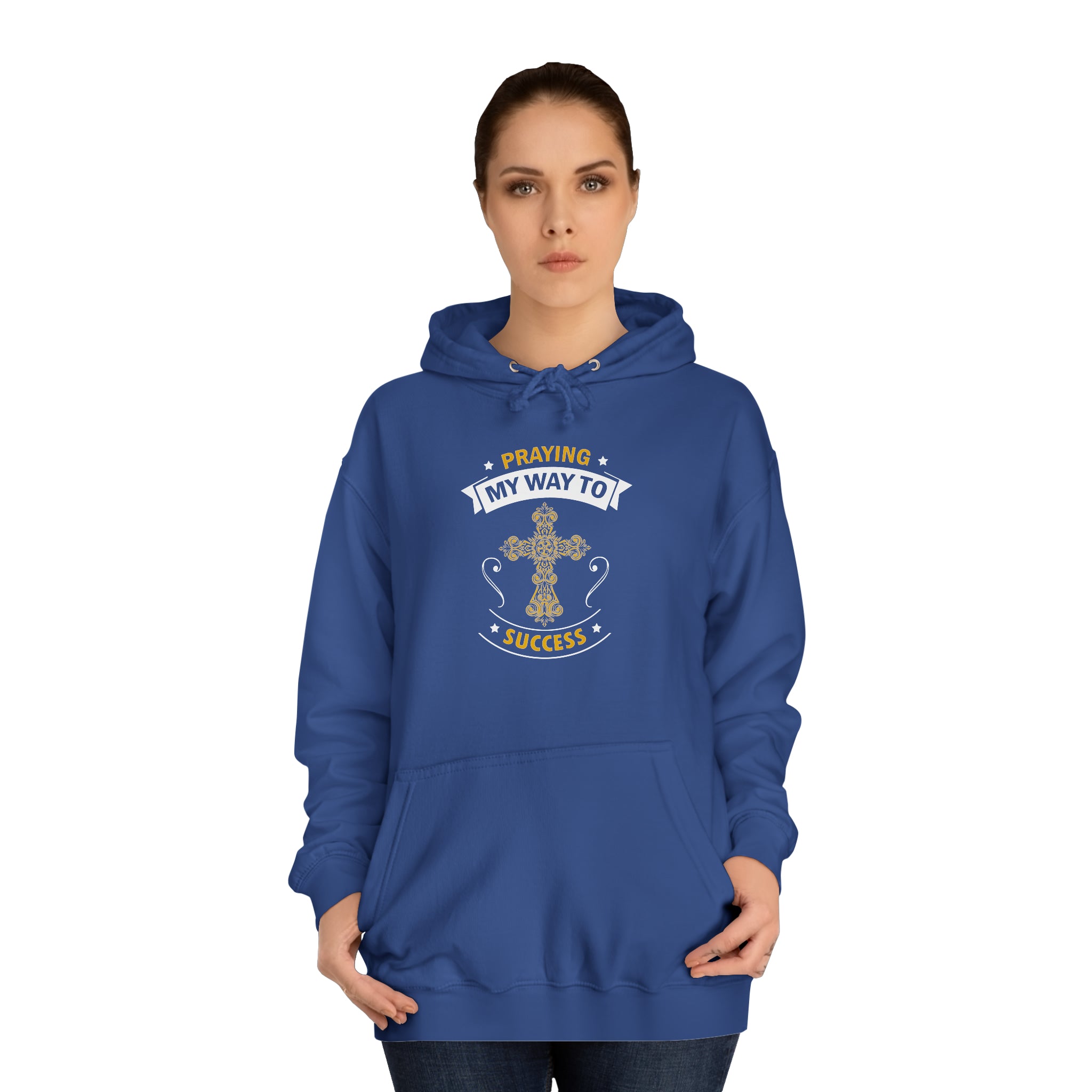 Prier mon chemin vers le succès Sweat à capuche unisexe 