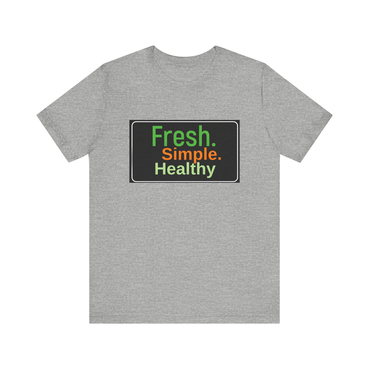 Unisex Fresh Simple Short Sleeve Tee