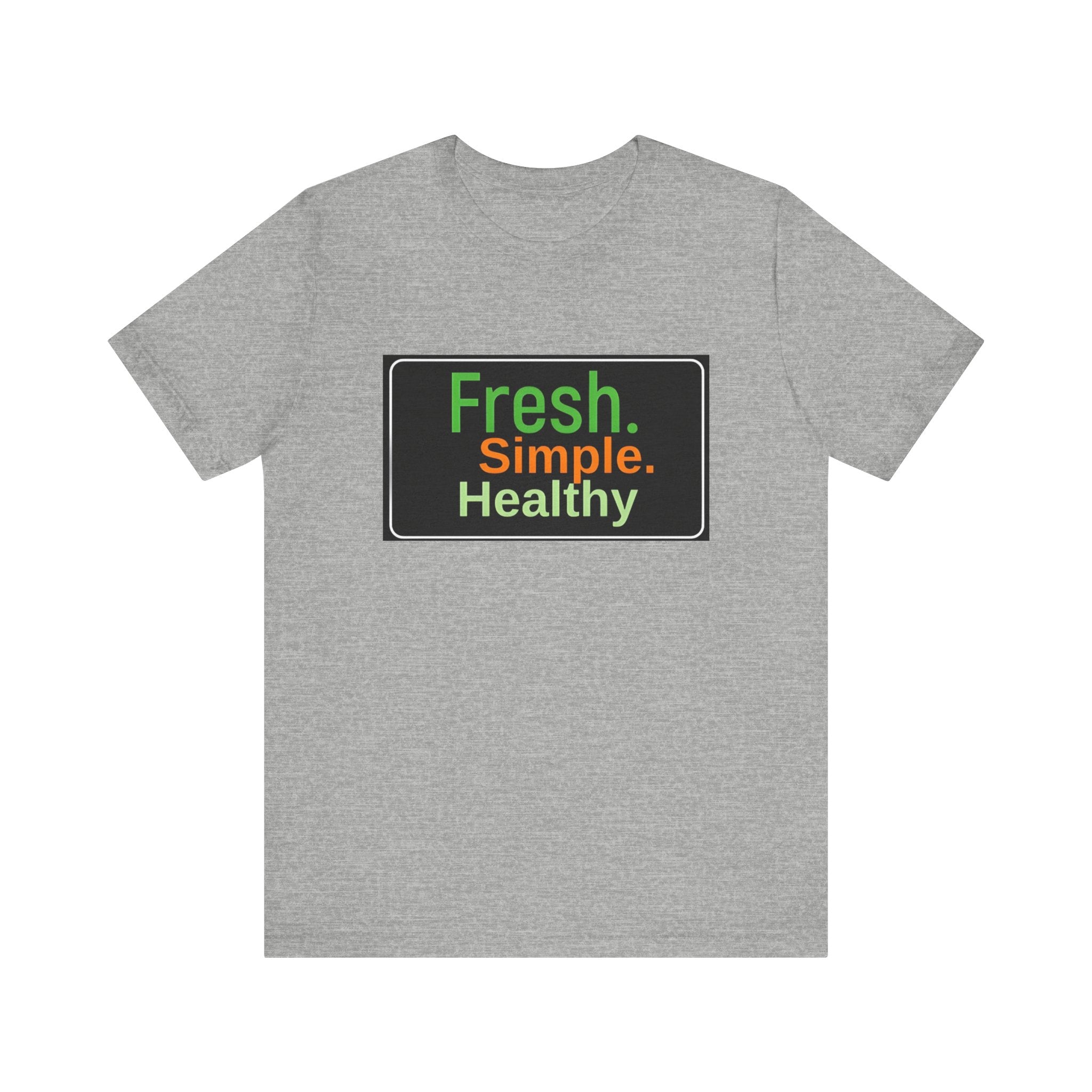 Unisex Fresh Simple Short Sleeve Tee