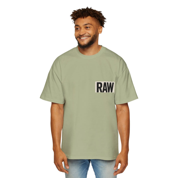 Men's Heavy Oversized Tee - Casual Streetwear, Summer Essential, Graphic T-Shirt, Gift for Him, Trending Fashion Printify