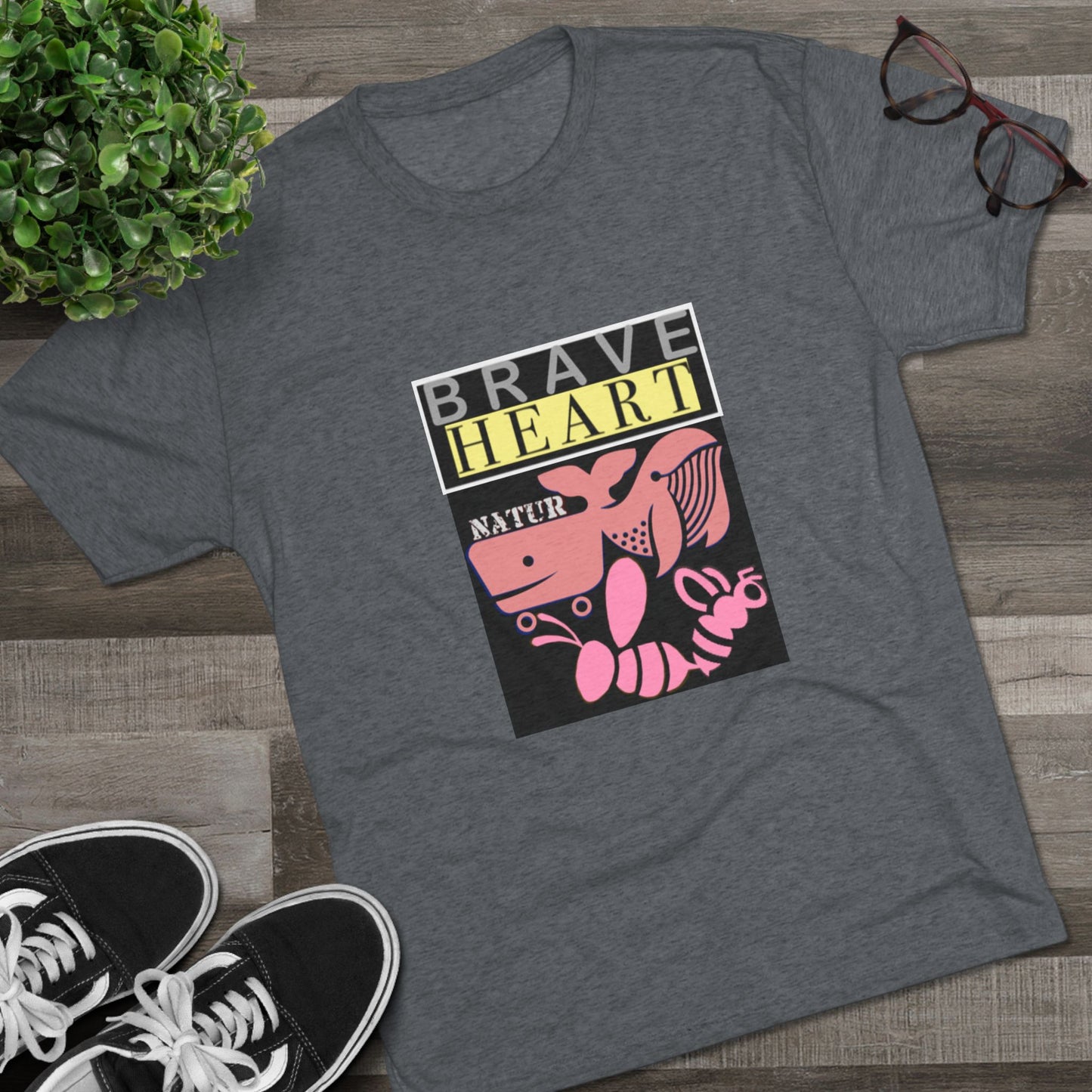 Brave Heart Tri-Blend Unisex T-Shirt