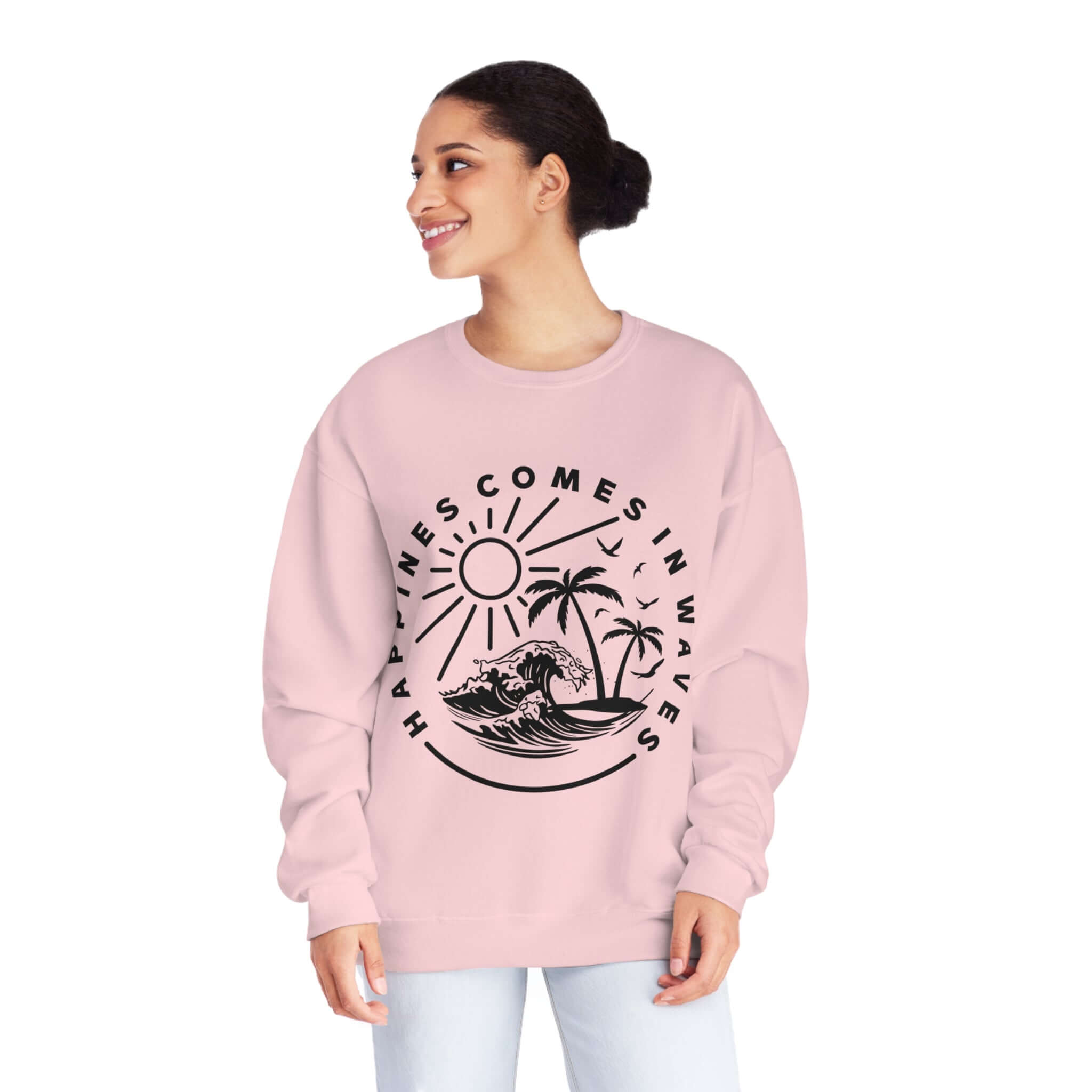 Happiness comes in waves. On RC’nSONS Ads. Tee - RC’nSONS