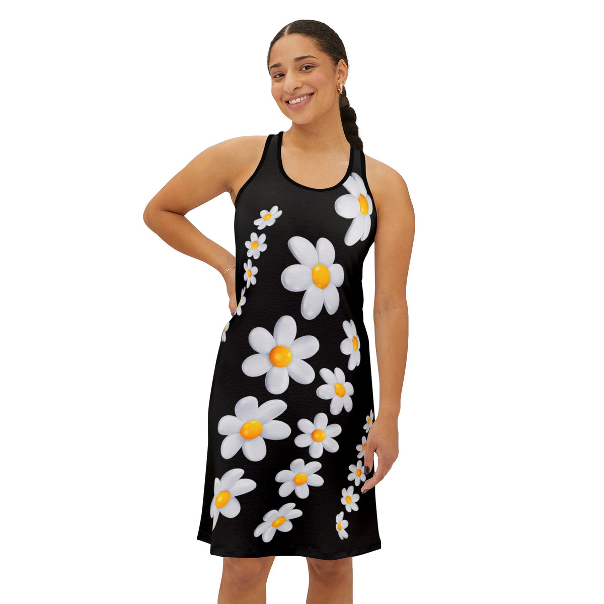 Women's Racerback GLITTER ROSE Dress (AOP)