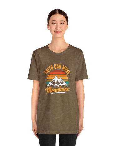 Faith Can Move Mountains Unisex Tee - RC’nSONS