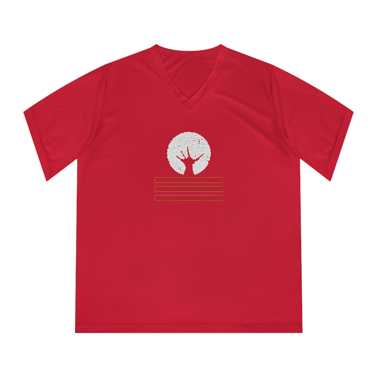 Women's Performance V-Neck T-Shirt with Unique Graphic Design, Sports Tee, Workout Top, Casual Athletic Wear, Gift for Active Lifestyle