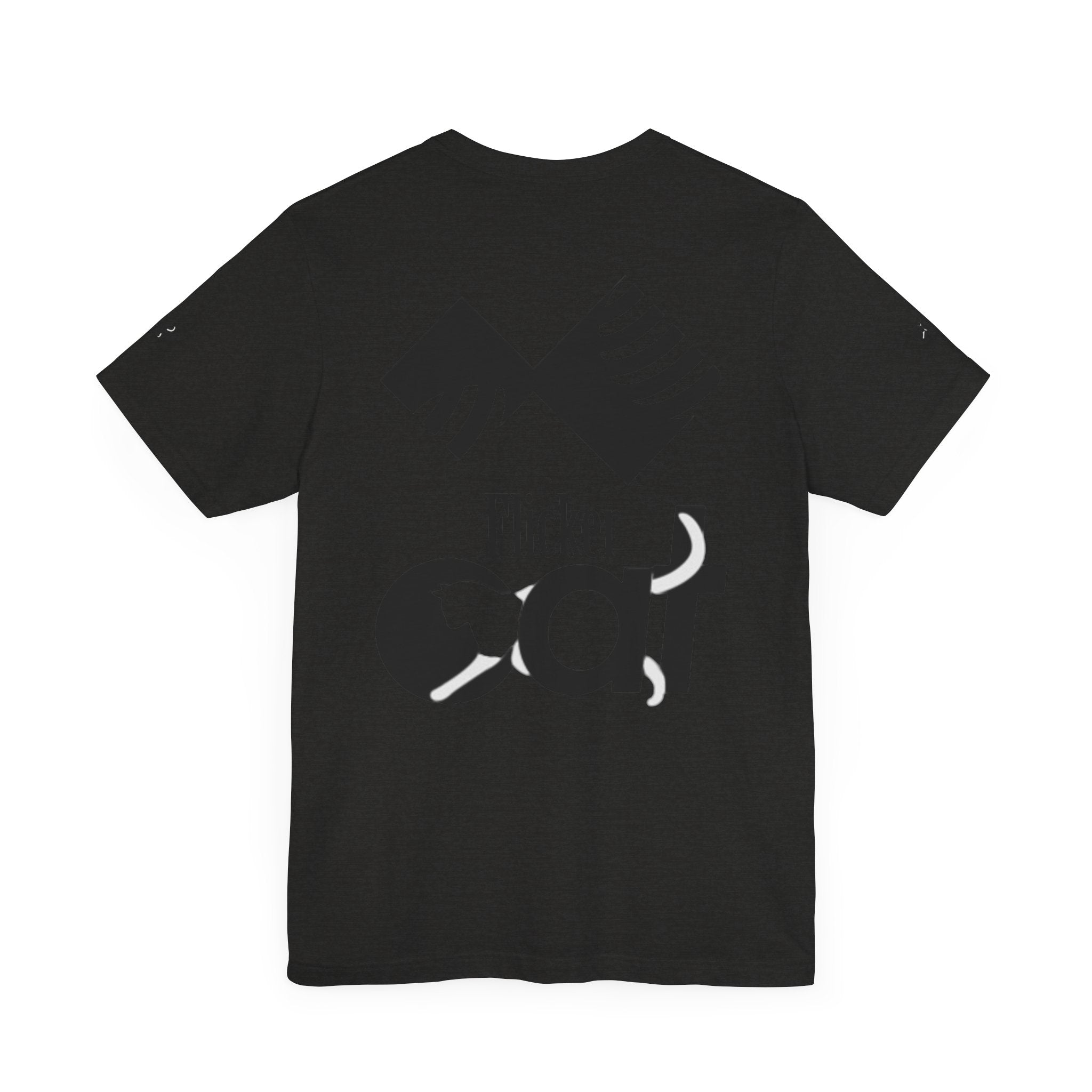 Flicker Cat Graphic Tee - Unisex Jersey Short Sleeve T-Shirt for Cat Lovers